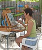 Painting "The Little Blue Heron"