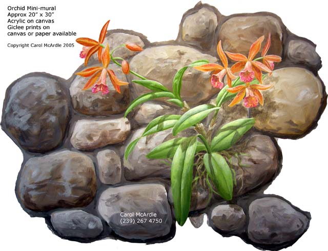 Orange Orchid