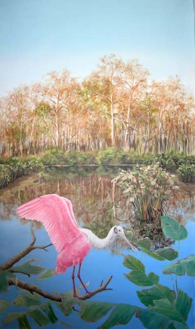 The Roseate Spoonbill